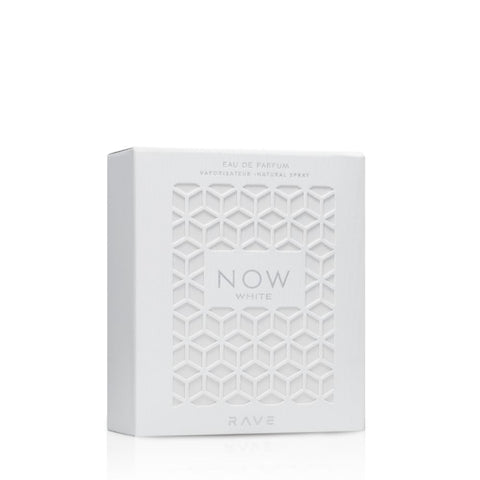 Lattafa Rave Now White Eau de Parfum Spray for Unisex, 3.4 Ounce