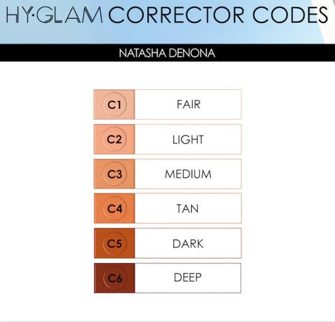 Natasha Denona HY-GLAM Corrector C2 - Light Corrector. Bonus Premium Korean Hydrating Sheet Masque