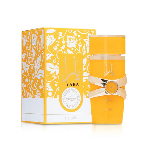 Lattafa Yara - Vanilla, Gourmand, Fruity, Floral - Eau de Parfum Long-Lasting Fragrance for Women, 3.40 Ounce / 100 ml