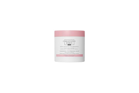 Christophe Robin Cleansing Volumizing Paste Shampoo with Rassoul Clay Rose Extracts Unisex Paste for Fine, Thin, and Flat Hair Color Safe - Travel Size 2.5 fl. oz