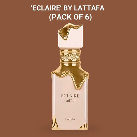 Lattafa Eclaire - Vanilla, Caramel, Sweet, Floral - Eau de Parfum Long-Lasting Fragrance for Women, 3.40 Ounce / 100 ml