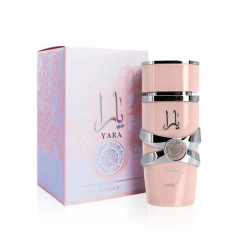 Lattafa Yara for Women Eau de Parfum Spray, 3.4 Ounce (Pack of 2)