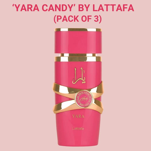 Lattafa Yara Candy - Vanilla, Fruity, Citrus, Floral - Eau de Parfum Long-Lasting Fragrance for Women, 3.40 Ounce / 100 ml