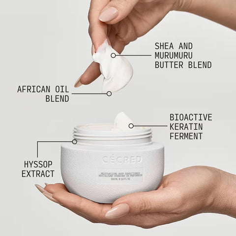 CÉCRED Moisturizing Deep Conditioner Bring Dehydrated and Dull Hair Back To Life (Size: 10 oz)
