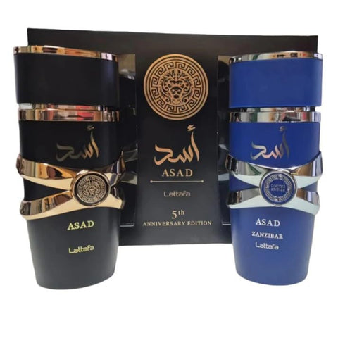 Lattafa Perfumes Asad for Unisex Eau de Parfum Spray, 3.4 Ounce