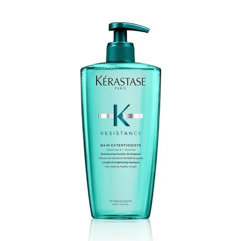 Kerastase Resistance Bain Extentioniste Shampoo - Length Strengthening Shampoo For Damaged Hair, Protects Hair and Scalp from External Aggressors