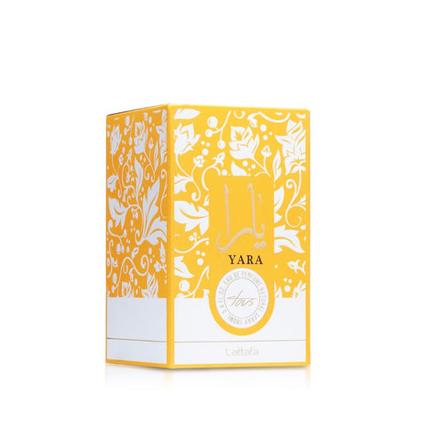 Lattafa Yara - Vanilla, Gourmand, Fruity, Floral - Eau de Parfum Long-Lasting Fragrance for Women, 3.40 Ounce / 100 ml