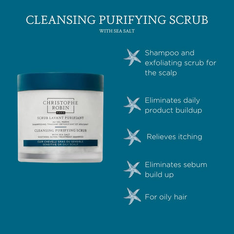 Christophe Robin Cleansing Purifying Scrub with Sea Salt