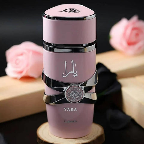 Lattafa Yara for Women Eau de Parfum Spray, 3.4 Ounce (Pack of 2)