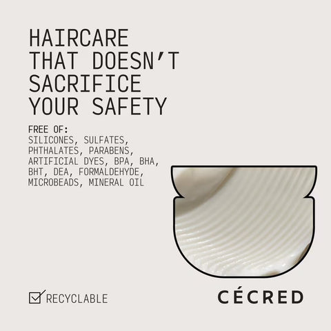 CÉCRED Moisturizing Deep Conditioner Bring Dehydrated and Dull Hair Back To Life (Size: 10 oz)