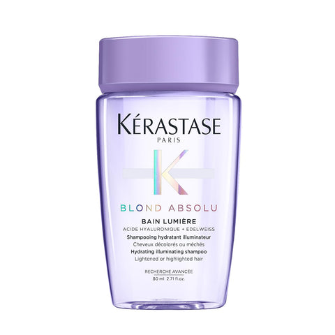 Kerastase Blond Absolu Lumière Illuminating Shampoo For Lightened & Highlighted Hair - Intensely Hydrates & Illuminates Shiny Hair, Removes Impurities & Pollution