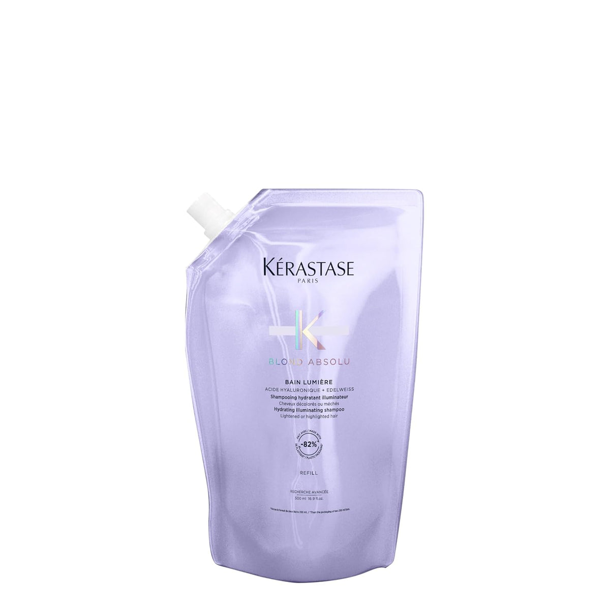 Kerastase Blond Absolu Lumière Illuminating Shampoo For Lightened & Highlighted Hair - Intensely Hydrates & Illuminates Shiny Hair, Removes Impurities & Pollution