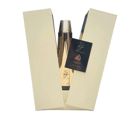 Lattafa Perfumes Tharwah Gold for Unisex Eau de Parfum Spray, 3.4 Ounce