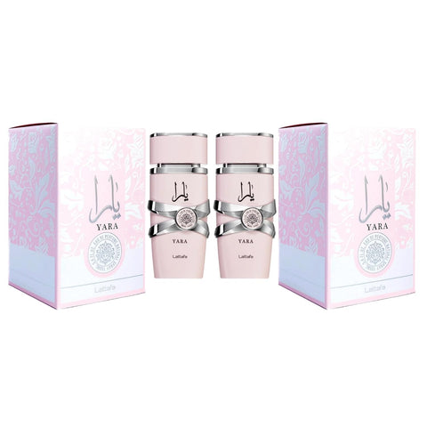 Lattafa Yara - Vanilla, Gourmand, Fruity, Floral - Eau de Parfum Long-Lasting Fragrance for Women, 3.40 Ounce / 100 ml