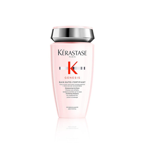 Kerastase Genesis Strengthening Nutri-Fortifiant Shampoo - For Weak or Damaged Hair, Detangles & Hydrates, For Normal to Dry Hair