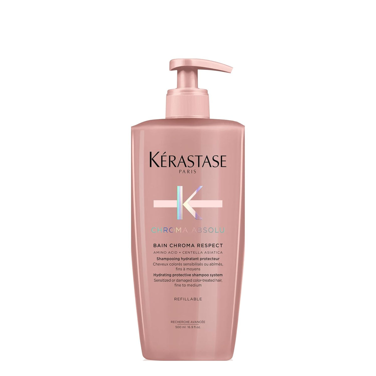kerastase Chroma Absolute Chroma Respect Shampoo For Sensitized or Damaged Color-Treated Hair - Protects and Hydrates Fine To Medium Hair with Glycerin and Hyaluronic Acid