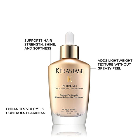 KERASTASE Initialiste Advanced Scalp and Hair Concentrate - Adds Shine and Softness, Strengthens and Reduces Breakage, Adds Shine