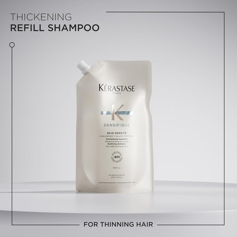 Kerastase Densifique Densité Shampoo - Thickening & Strengthening For Fine & Thinning Hair, Removes Build-Up & Adds Shine With Hyaluronic Acid
