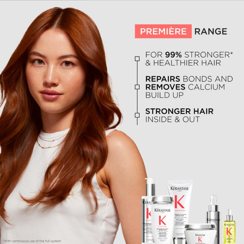 Kerastase Premiere Sulfate-Free Hair Repair Shampoo - For All Damaged Hair Types, Strengthens & Smoothes, With Citric Acid, Removes Buildup & Decalcifies
