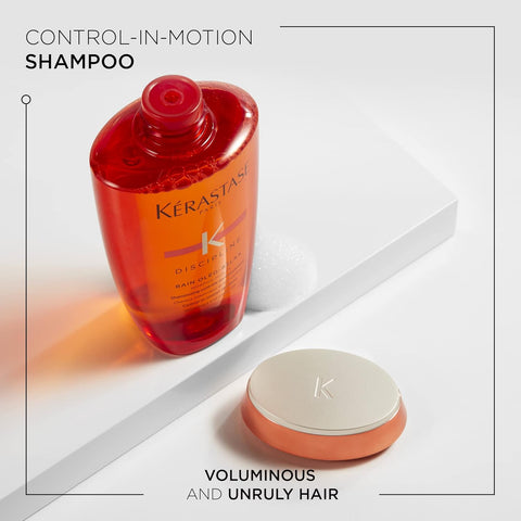 Kerastase Discipline Oleo-Relax Oil-infused Anti-Frizz Shampoo & Hair Mask Set For All Hair Types - Moisturizes and Detangles With Shorea butter and Coconut Oil
