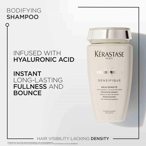 Kerastase Densifique Densité Shampoo - Thickening & Strengthening For Fine & Thinning Hair, Removes Build-Up & Adds Shine With Hyaluronic Acid
