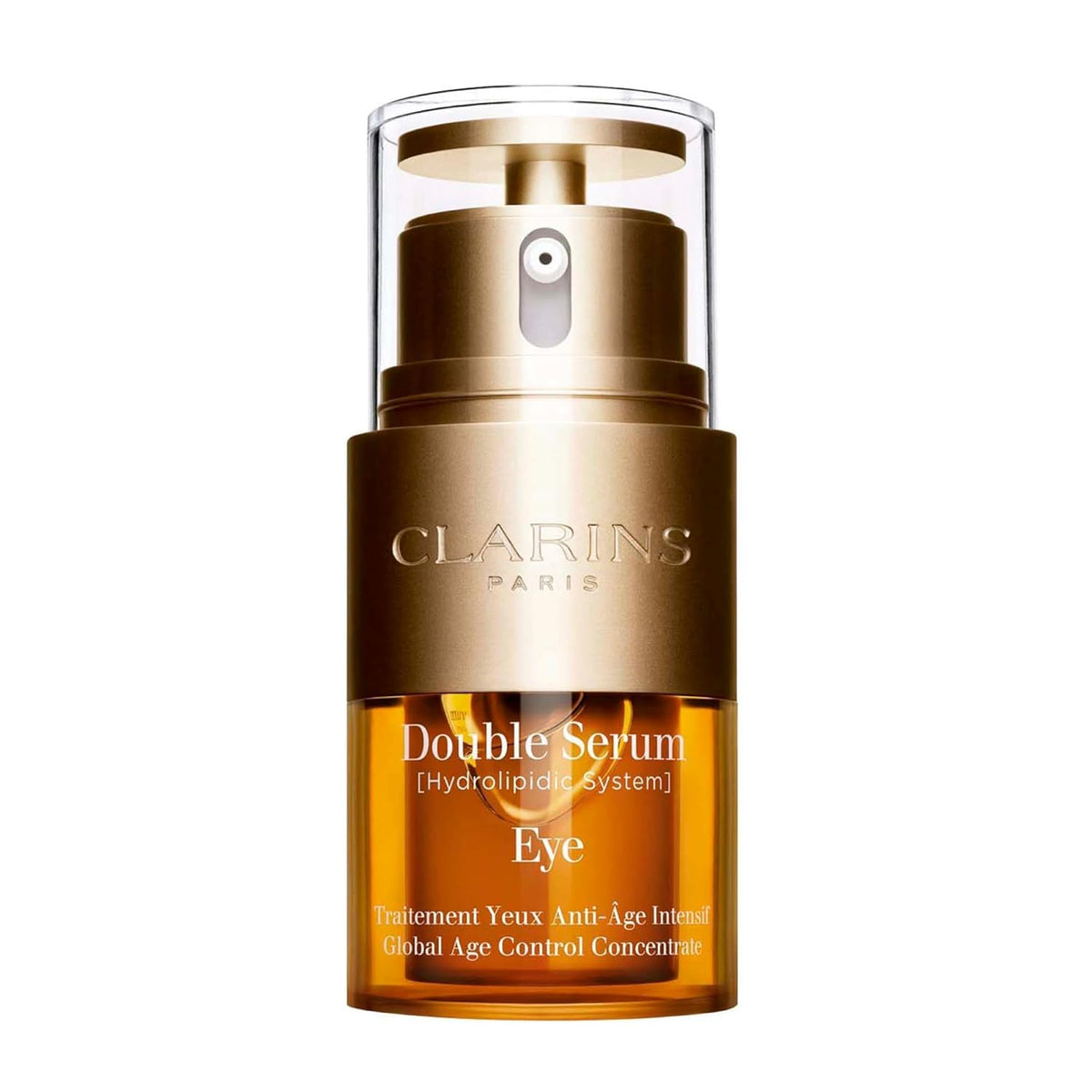 Clarins Double Serum Eye | Anti-Aging Eye Treatment | Visibly Smoothes, Firms, Hydrates and Revitalizes For More Youthful-Looking Eyes In Just 7 Days* | 13 Plant Extracts, Including Turmeric