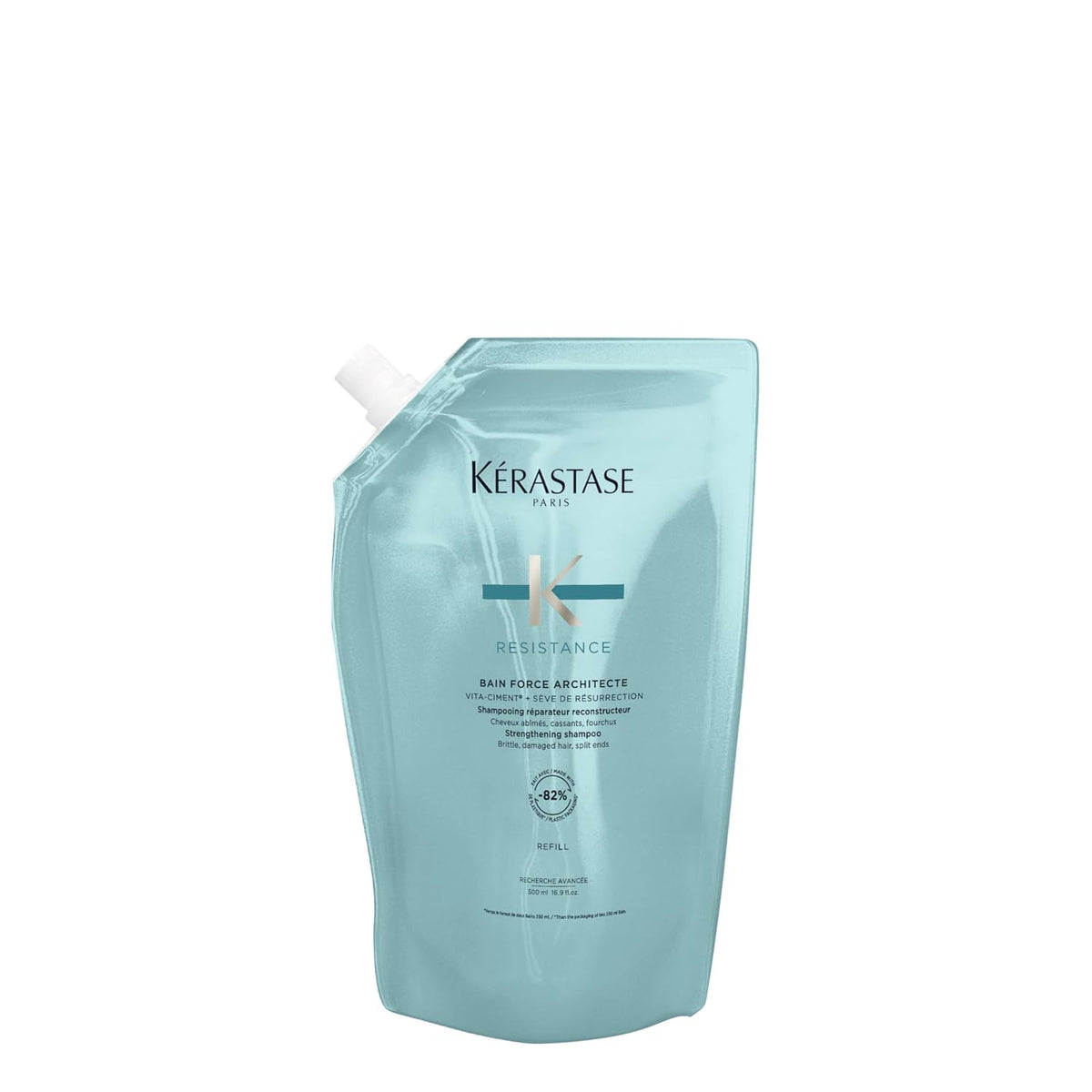 Kerastase Resistance Force Architecte Shampoo - Reconstructing Repair Shampoo For Weak and Damaged Hair, Formulated With Pro-Keratine Complex