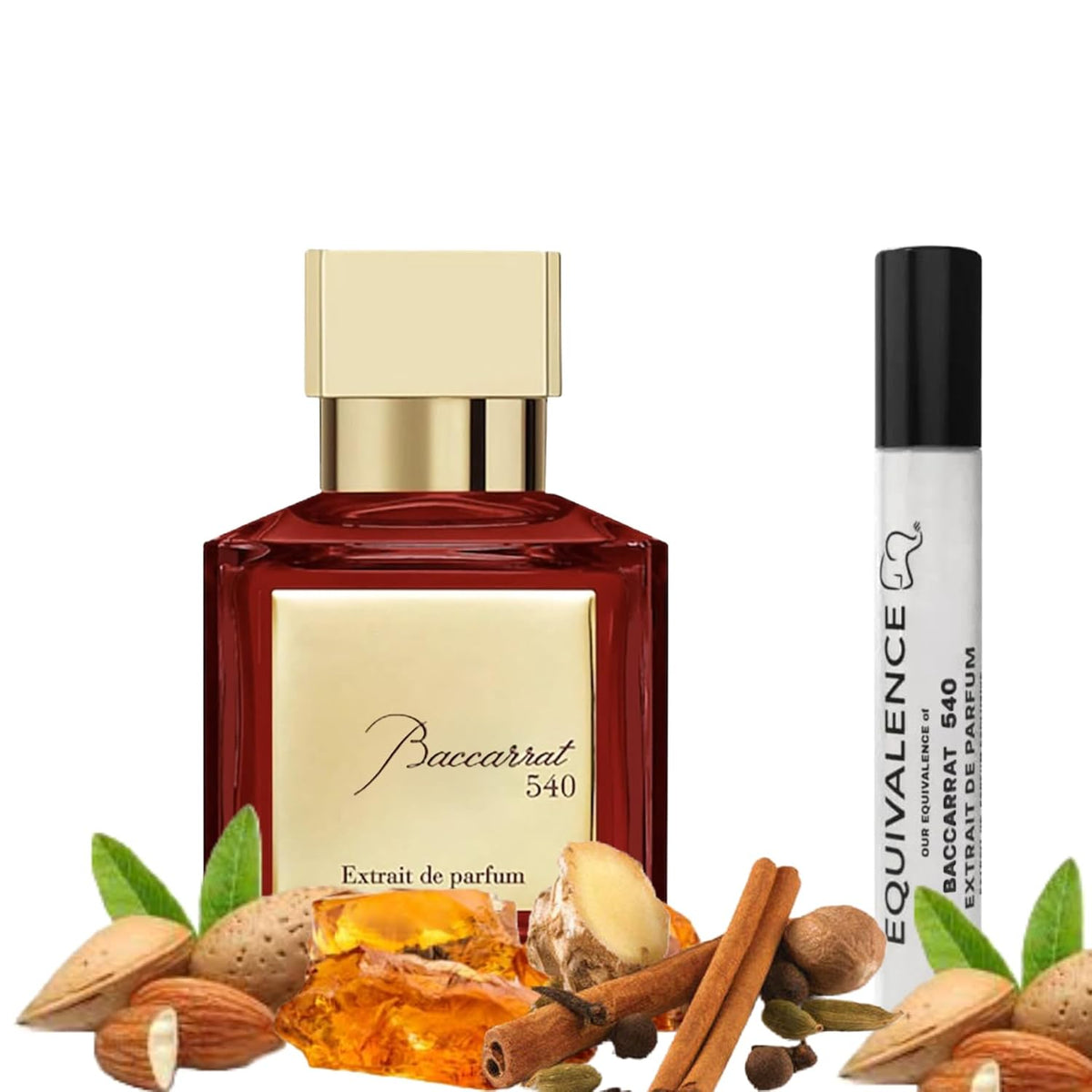 Equivalence of Baccarrat 54O Extrait de Parfum - Long Lasting Daily 12-14 Hours Perfume Oil Spray Deluxe for Men, Women 99% Same Fragrance large bottle not included (ATTAR OIL 12ML)