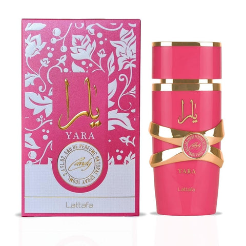 Lattafa Yara Candy - Vanilla, Fruity, Citrus, Floral - Eau de Parfum Long-Lasting Fragrance for Women, 3.40 Ounce / 100 ml