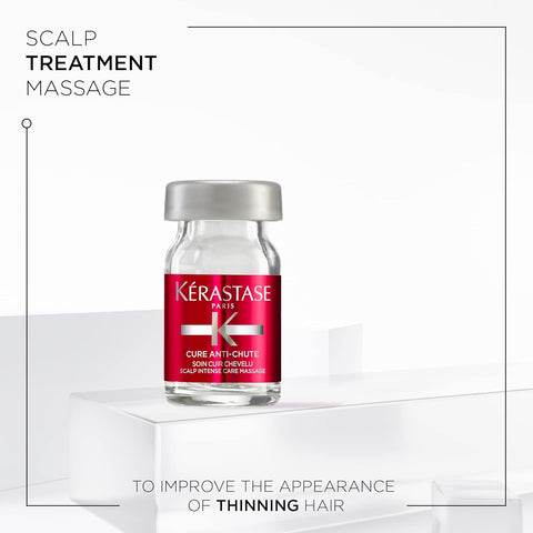 Kerastase Specifique Intensive Scalp & Thin Hair Treatment | Improves the Appearance of Thin Hair | With Amino Acid, Glycerin, and Citric Acid | For Sensitive Scalps | All Hair Types | 10 * 0.2 FL Oz