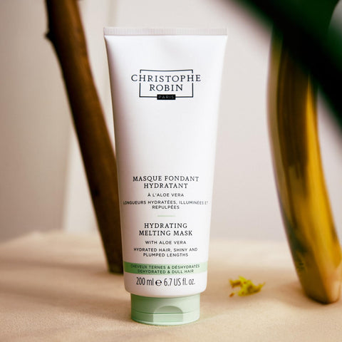Christophe Robin Hydrating Melting Mask With Aloe Vera for Dry, Dull Hair - Lighweight- Travel Size 2.5 fl. oz