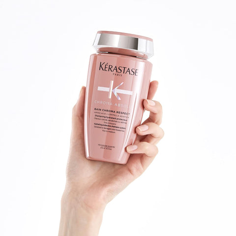 kerastase Chroma Absolute Chroma Respect Shampoo For Sensitized or Damaged Color-Treated Hair - Protects and Hydrates Fine To Medium Hair with Glycerin and Hyaluronic Acid