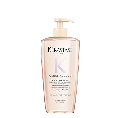 Kerastase Gloss Absolu High-Shine Anti-Frizz Shampoo - Cleanses & Reveals Ultimate Shine, for Glossy & Bouncy Hair