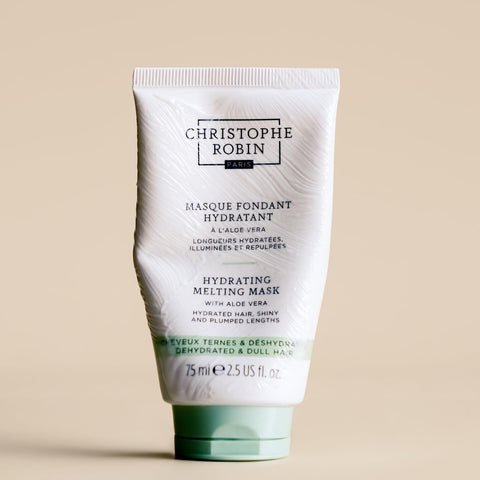 Christophe Robin Hydrating Melting Mask With Aloe Vera for Dry, Dull Hair - Lighweight- Travel Size 2.5 fl. oz