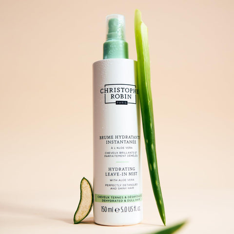 Christophe Robin Hydrating Leave-In Mist With Aloe Vera for Scalp and Hair - Detangles and Conditions 5 fl. oz