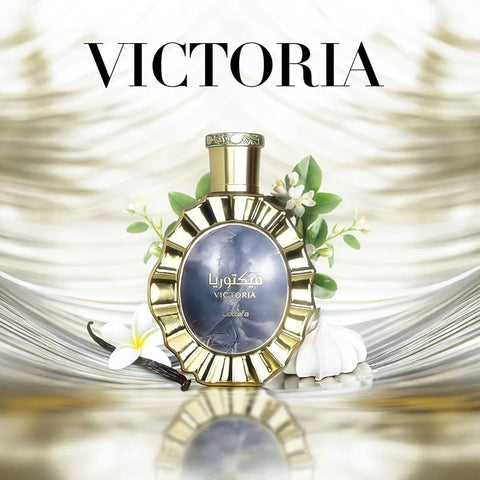 Lattafa Victoria for Women Eau de Parfum Spray, 3.4 Ounce / 100 ml