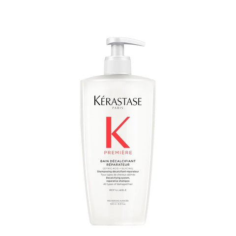 Kerastase Premiere Sulfate-Free Hair Repair Shampoo - For All Damaged Hair Types, Strengthens & Smoothes, With Citric Acid, Removes Buildup & Decalcifies