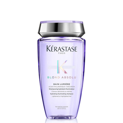 Kerastase Blond Absolu Lumière Illuminating Shampoo For Lightened & Highlighted Hair - Intensely Hydrates & Illuminates Shiny Hair, Removes Impurities & Pollution