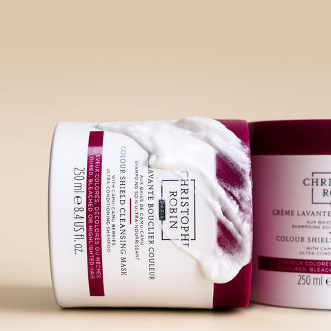 Christophe Robin Color Shield Cleansing Mask With Camu Camu Berries for Color-Treated Hair - Low-foaming 8.4 fl. oz