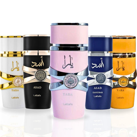 Lattafa Yara - Vanilla, Gourmand, Fruity, Floral - Eau de Parfum Long-Lasting Fragrance for Women, 3.40 Ounce / 100 ml