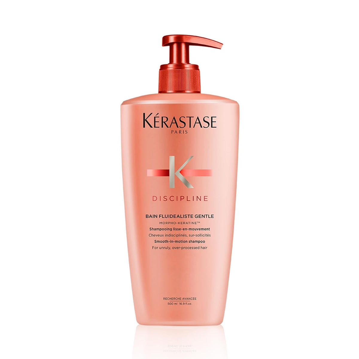 Kerastase Discipline Bain Fluidealiste Shampoo - Sulfate-Free, Smoothing & Hydrating, Frizzy Hair, Softens and Nourishes