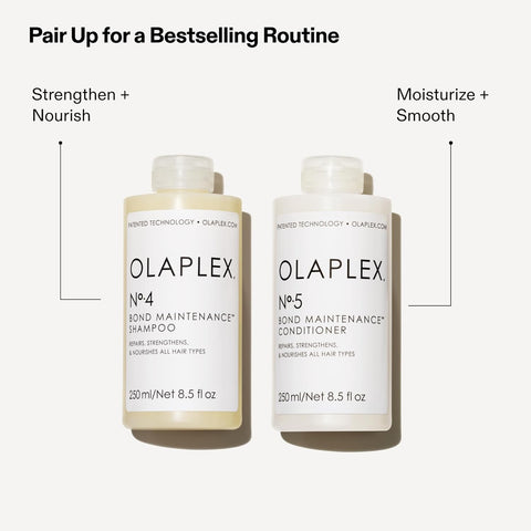 Olaplex Nº.4 Bond Maintenance Shampoo, Repairs, Strengthens, & Nourishes All Hair Types, Adds Shine & Leaves Hair Feeling Soft, 17.75 fl oz