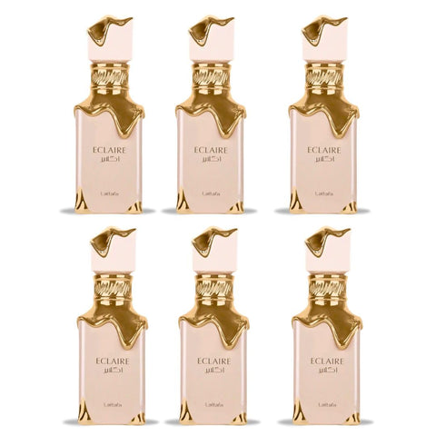Lattafa Eclaire - Vanilla, Caramel, Sweet, Floral - Eau de Parfum Long-Lasting Fragrance for Women, 3.40 Ounce / 100 ml
