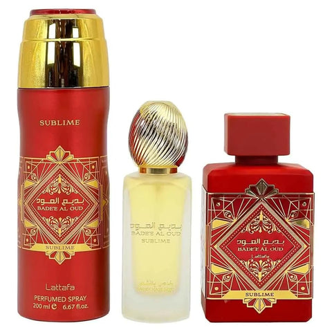 Lattafa Bade'e Al Oud Sublime - Tropical, Fruity, Fresh, Vanilla - Eau de Parfum Long-Lasting Fragrance for Unisex, 3.40 Ounce / 100 ml