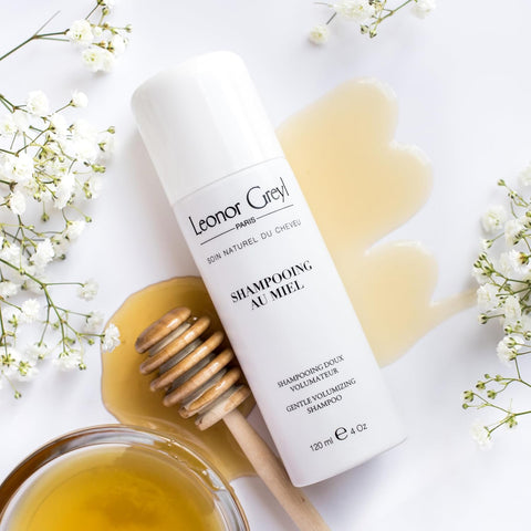 Leonor Greyl Gentle Volumizing Honey Shampoo - Shampooing Au Miel 97% Natural Ingredients, Lavender Honey, French Rose Extracts Build Volume, Flexibility & Shine. 4 fl Oz. Made In France.