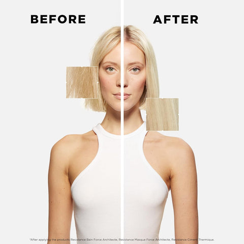 Kerastase Resistance Force Architecte Shampoo - Reconstructing Repair Shampoo For Weak and Damaged Hair, Formulated With Pro-Keratine Complex