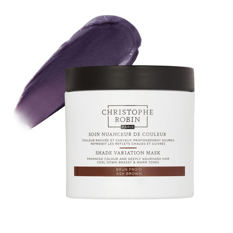 Christophe Robin Shade Variation Mask - Nourishing and Color-Enhancing - Ash Brown 250ml