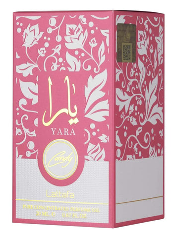 Lattafa Yara Candy - Vanilla, Fruity, Citrus, Floral - Eau de Parfum Long-Lasting Fragrance for Women, 3.40 Ounce / 100 ml