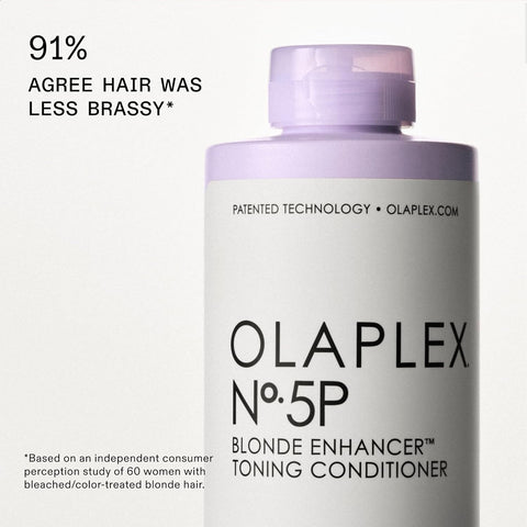 Olaplex Nº.5P Blonde Enhancer Purple Toning Conditioner, Repairs, Hydrates, & Brightens All Blonde, Lightened, & Grey Hair, 1 Liter