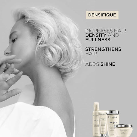 KERASTASE Densifique Mousse - Leave In Thickening Mousse, Adds Volume and Shine to Thinning Hair Types, With Hyaluronic Acid